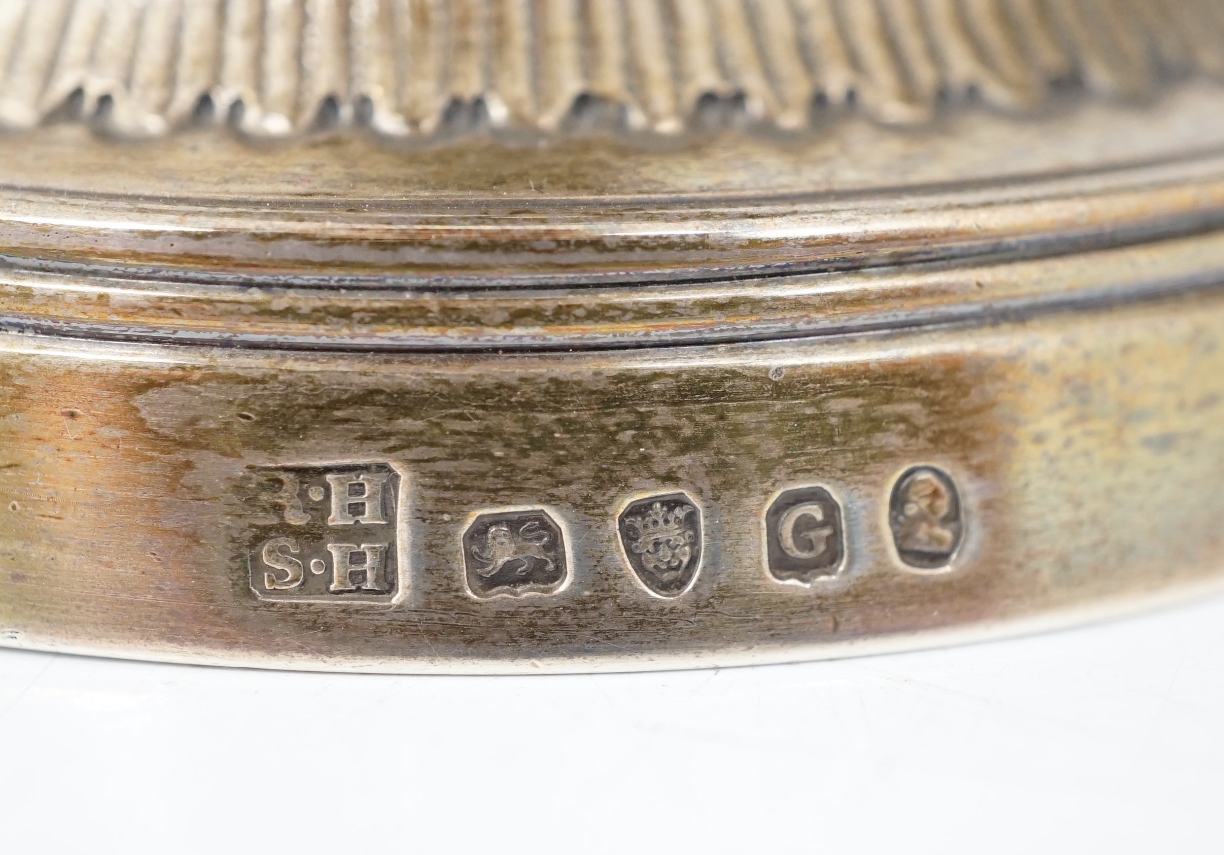 A pair of George III silver goblets, by Robert & Samuel Hennel